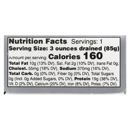 Wild Planet, Wild White Anchovies In Extra Virgin Olive Oil, 4.4 oz (125 g)