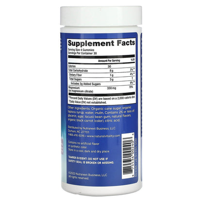 Natural Vitality, CALM Gummies, Magnesium Supplement, Raspberry-Lemon, 120 Gummies (82.5 mg per Gummy)