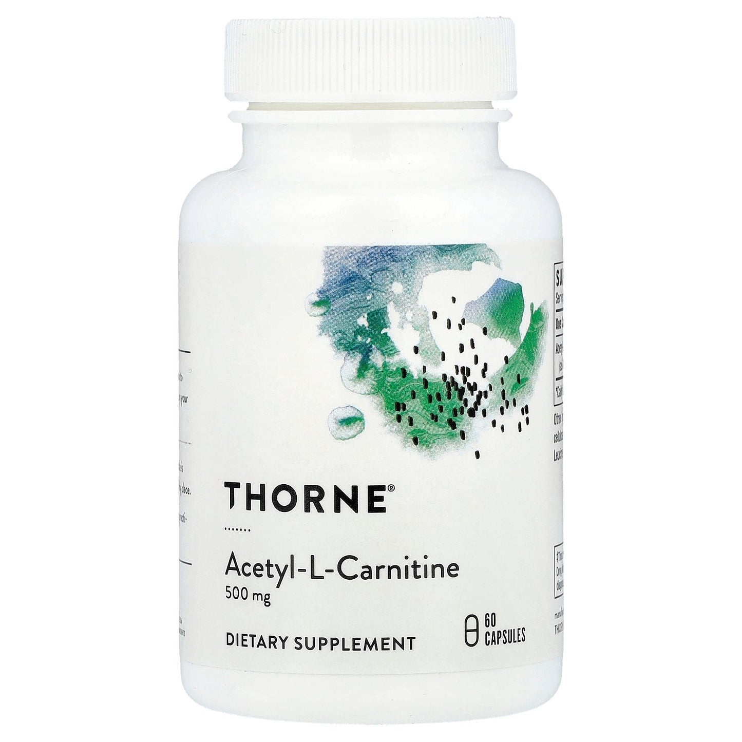Thorne, Acetyl-L-Carnitine, 500 mg, 60 Capsules