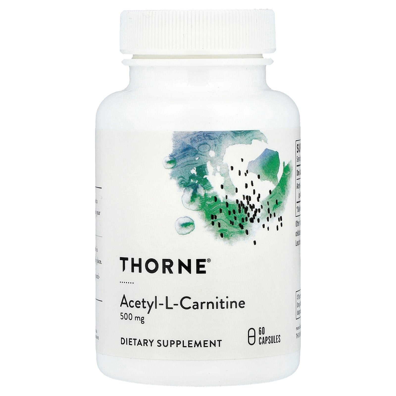 Thorne, Acetyl-L-Carnitine, 500 mg, 60 Capsules