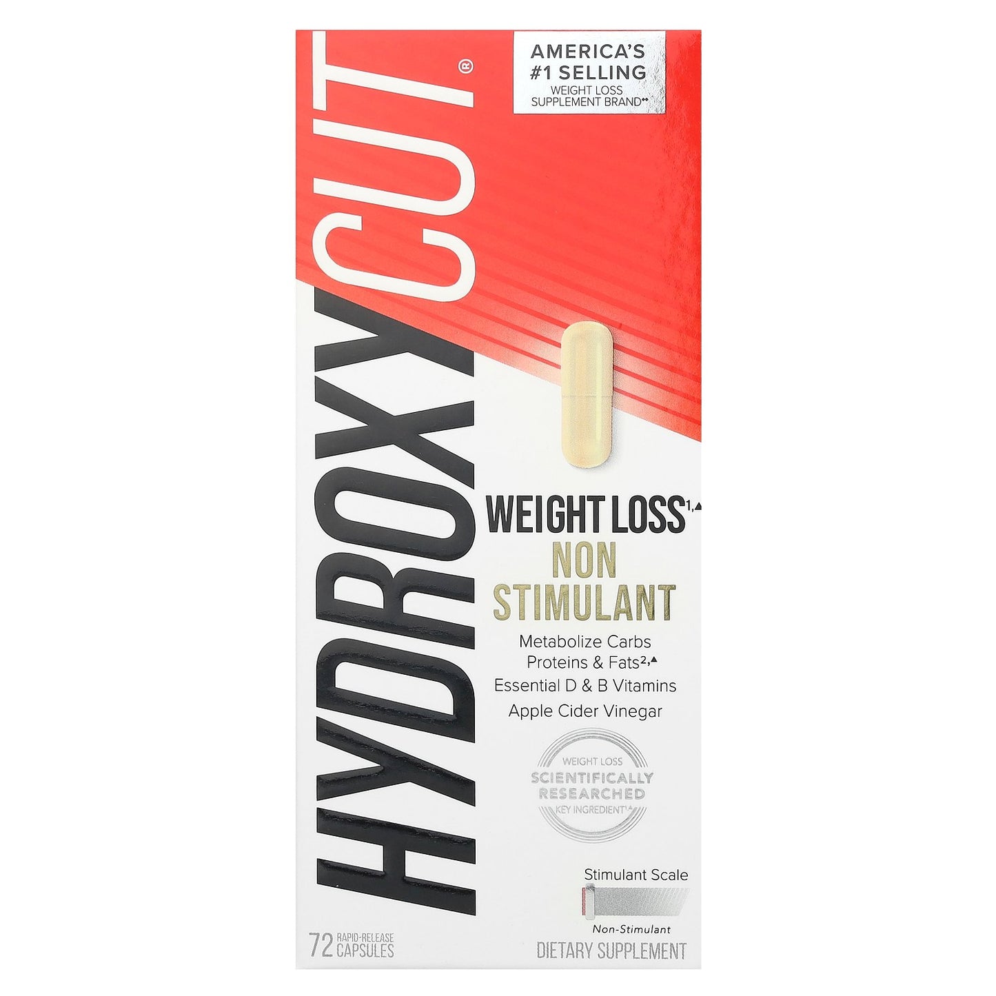 Hydroxycut, Weight Loss Non-Stimulant, 72 Rapid-Release Capsules