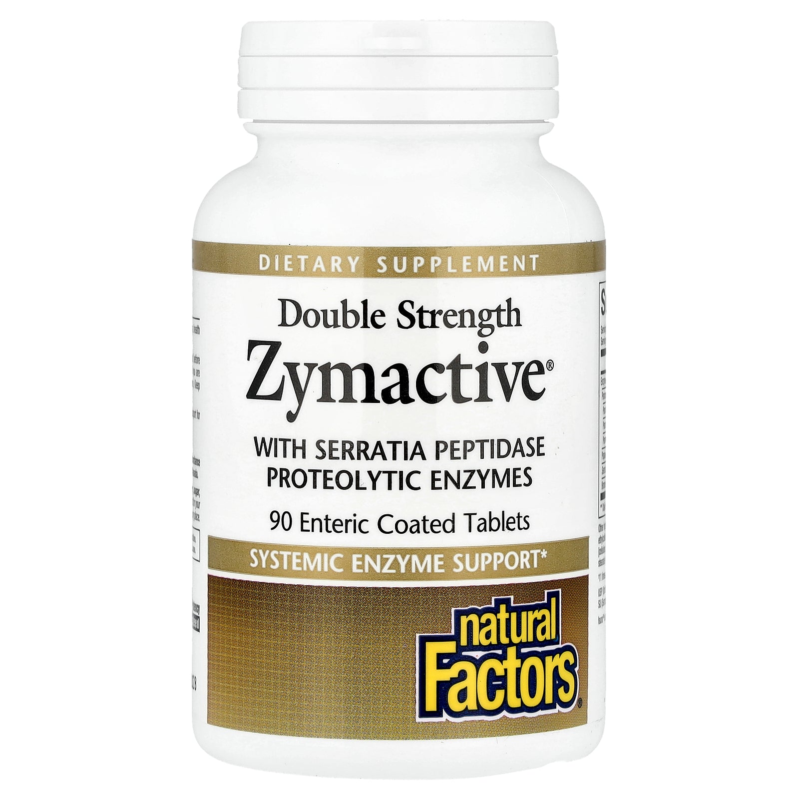 Natural Factors, Zymactive®, 90 Enteric Coated Tablets