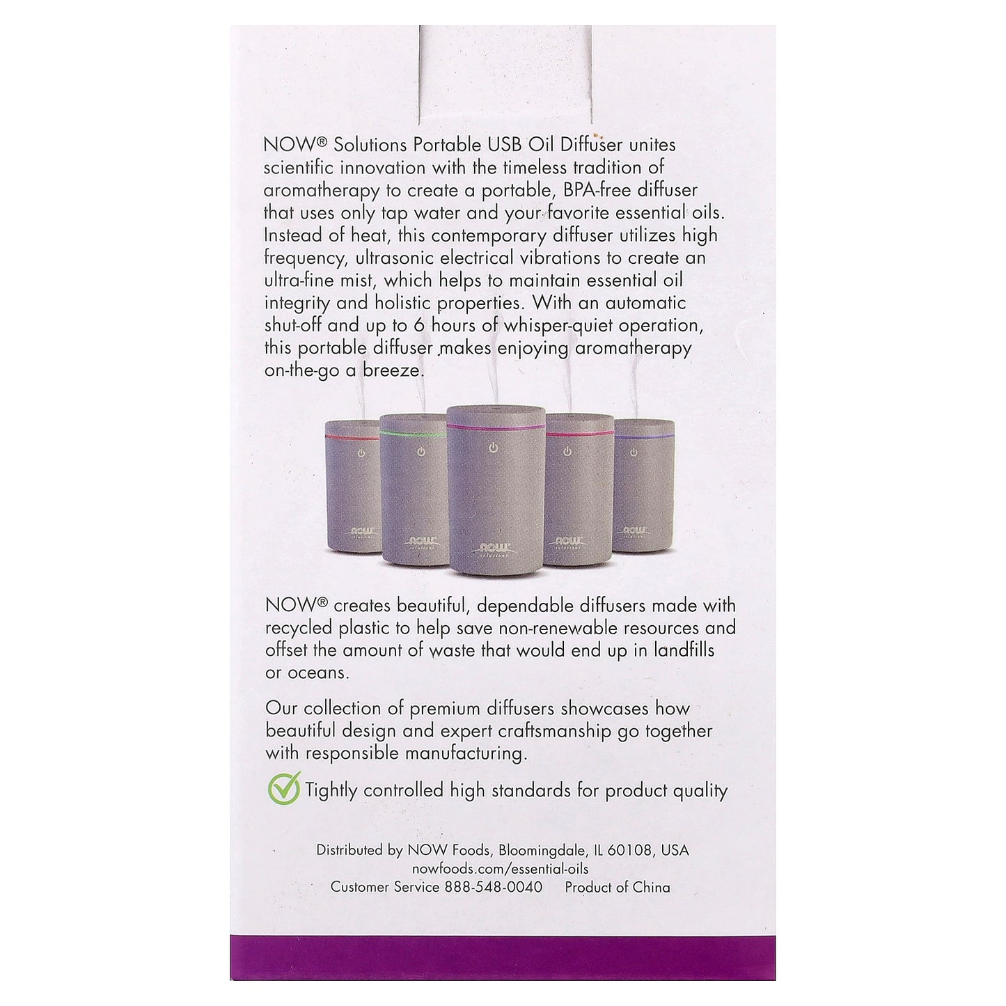 NOW Foods, Solutions, Portable USB Oil Diffuser, 1 Diffuser