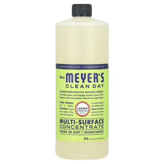 Mrs. Meyers Clean Day, Multi-Surface Concentrate, Lemon Verbena, 32 fl oz (946 ml)