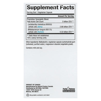 Natural Factors, Calm Biotic™, 3 Billion, 30 Vegetarian Capsules