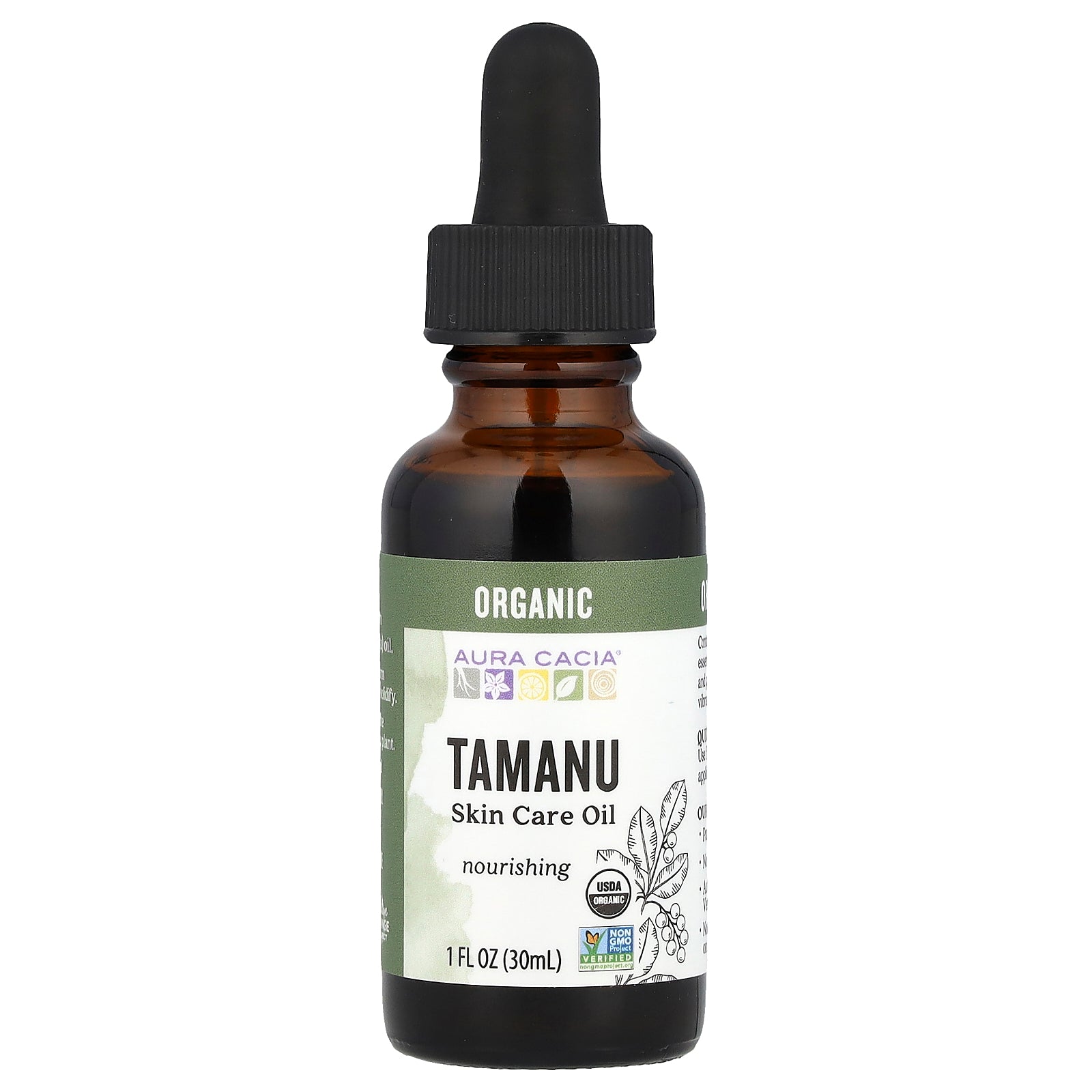 Aura Cacia, Skin Care Oil, Organic Tamanu , 1 fl oz (30 ml)