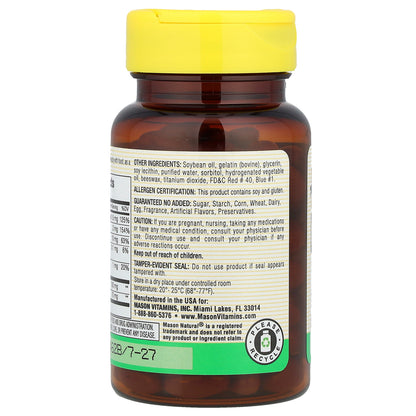 Mason Natural, B-Complex, 100 Softgels