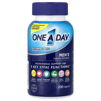 One-A-Day, Men's Complete Multivitamin, 200 Tablets