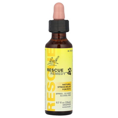 Bach, Rescue Remedy® Pet, Natural Stress Relief For Pets , 0.7 fl oz (20 ml)