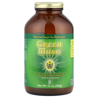 HealthForce Superfoods, Green Mush™, For Your Animal Companion, 10 oz (284 g)
