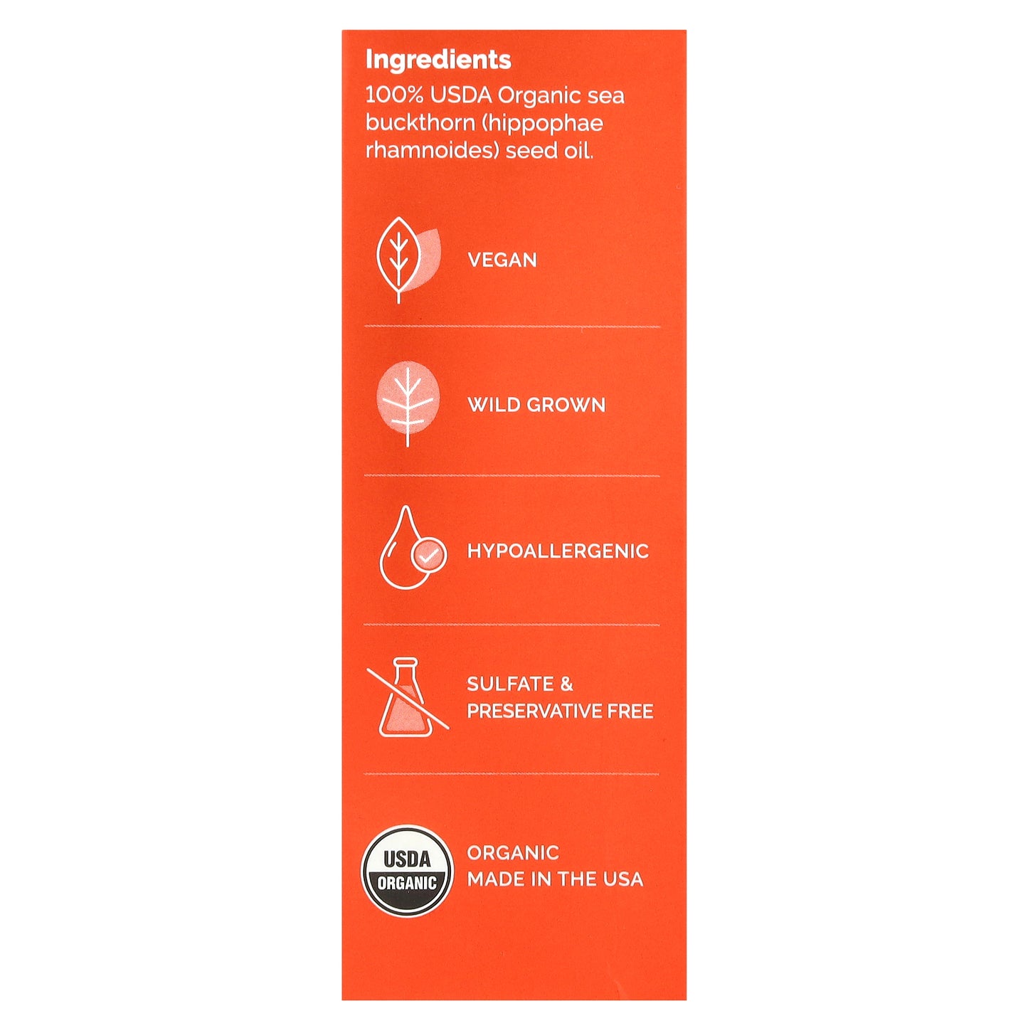 Sibu Beauty, Sea Berry Seed Oil, 1 fl oz (30 ml)