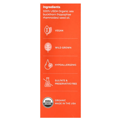 Sibu Beauty, Sea Berry Seed Oil, 1 fl oz (30 ml)