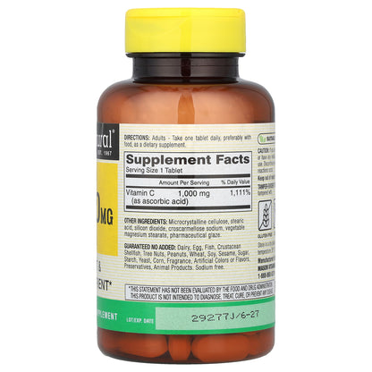 Mason Natural, Vitamin C, 1,000 mg, 100 Tablets