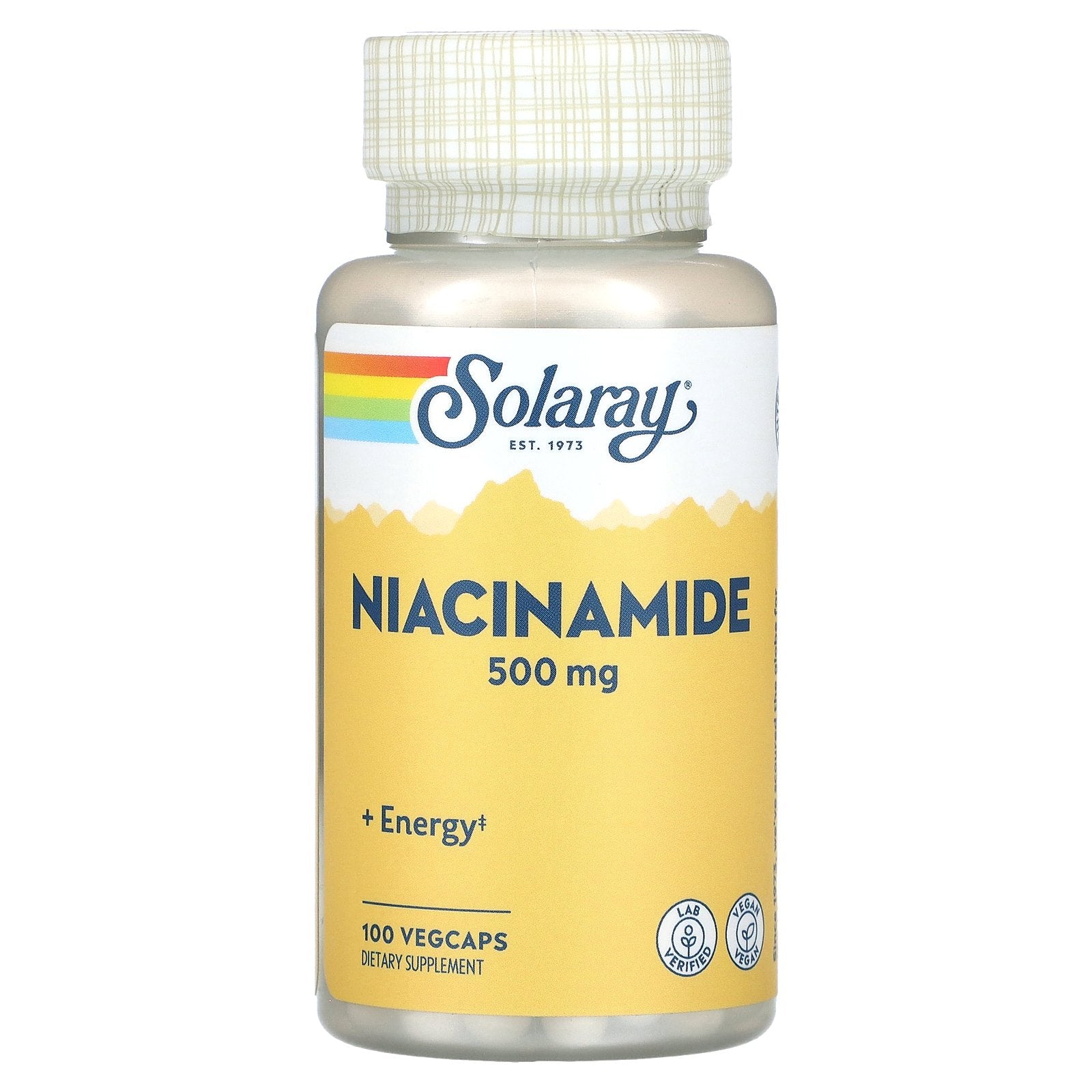 Solaray, Niacinamide, 500 mg, 100 VegCaps