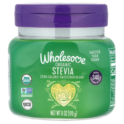 Wholesome Sweeteners, Organic Stevia, 6 oz (170 g)