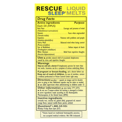 Bach, Rescue Sleep® Liquid Melts, 28 Capsules