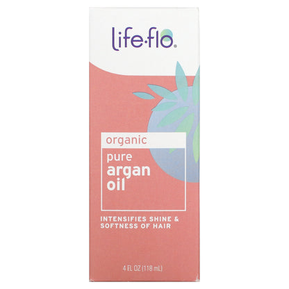 Life-flo, Organic Pure Argan Oil, 4 oz (118 ml)