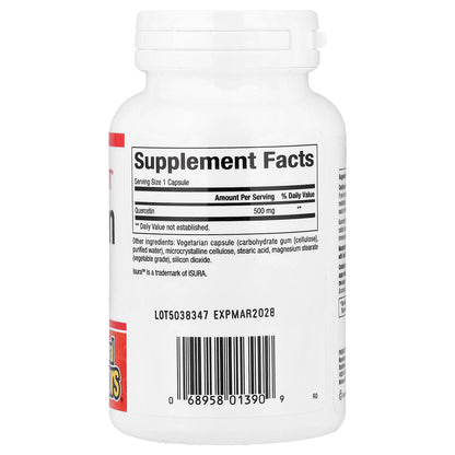 Natural Factors, Quercetin, 500 mg, 60 Vegetarian Capsules