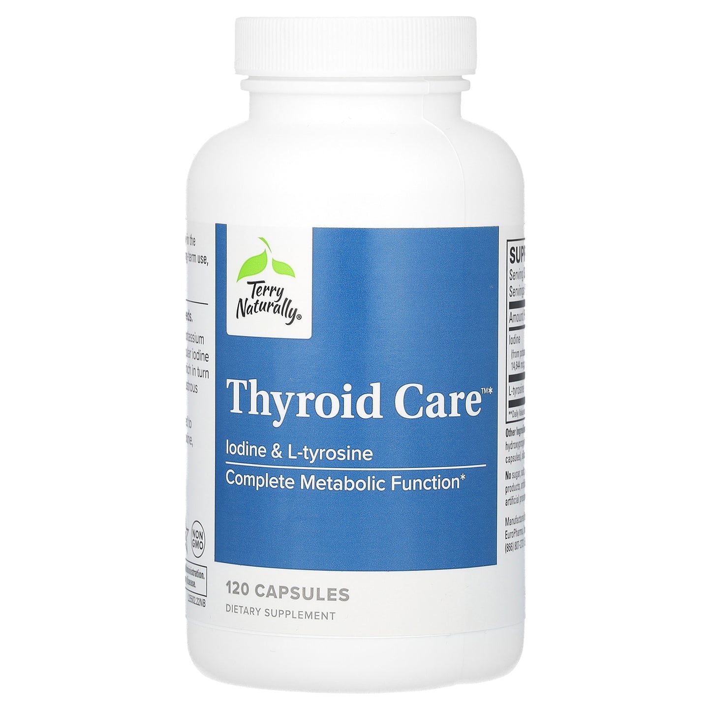 Terry Naturally, Thyroid Care,  120 Capsules