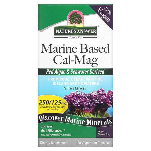 Nature's Answer, Marine Based Cal-Mag, 120 Vegetarian Capsules