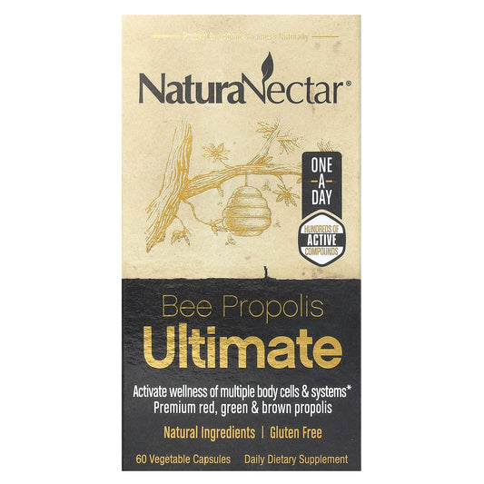 NaturaNectar, Bee Propolis Ultimate, 60 Vegetable Capsules