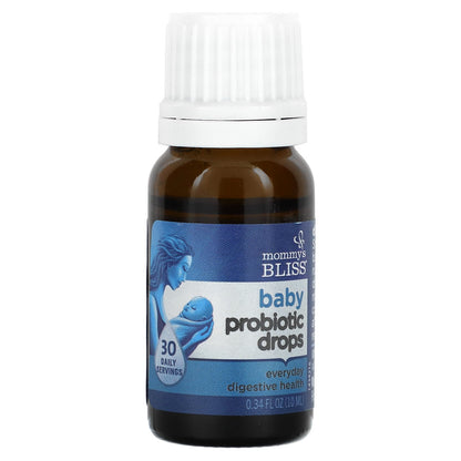 Mommy's Bliss, Baby Probiotic Drops, Everyday Digestive Health, Newborn+, 0.34 fl oz (10 ml)