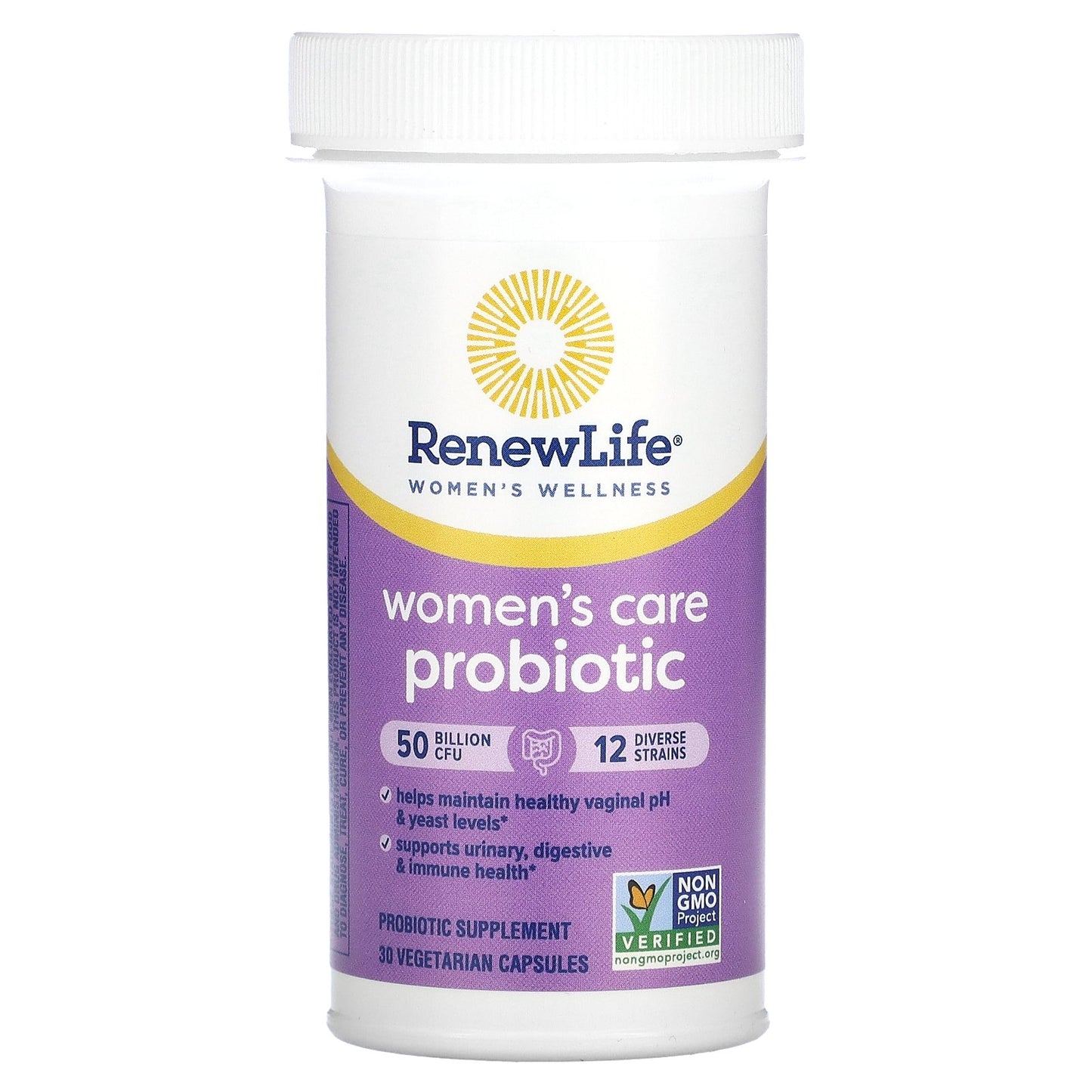 Renew Life, Women's Care Probiotic, 50 Billion CFU, 30 Vegetarian Capsules