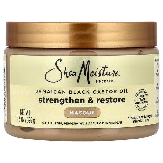 SheaMoisture, Jamaican Black Castor Oil, Strengthen & Restore Masque, 11.5 oz (326 g)