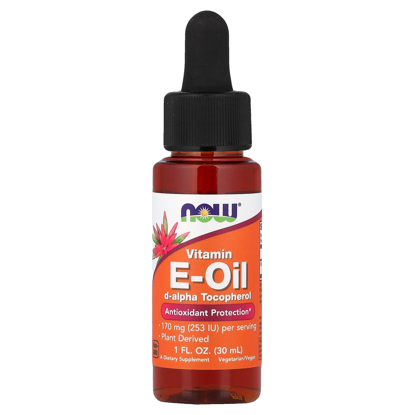 NOW Foods, Vitamin E-Oil, Antioxidant Protection, 1 fl oz (30 ml)