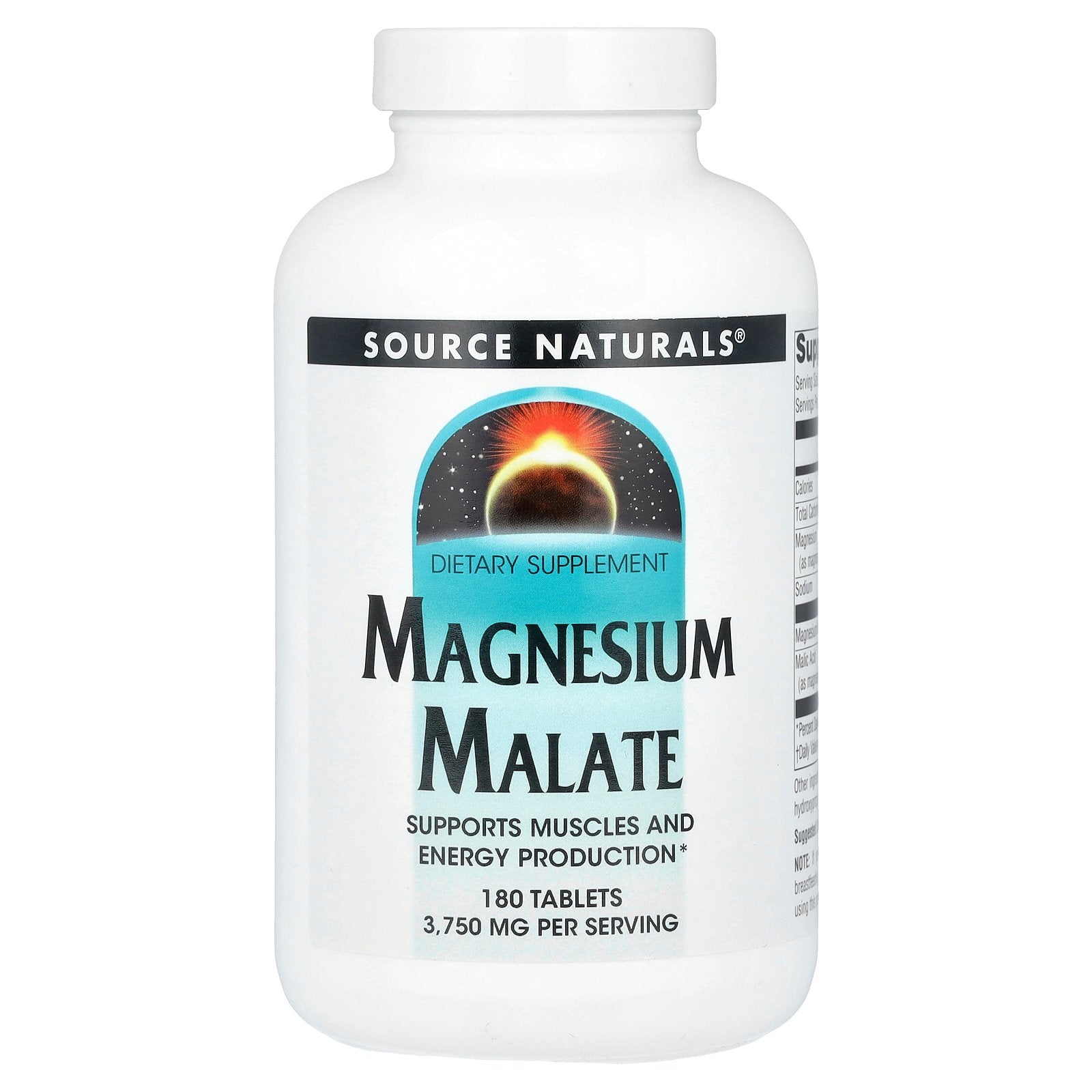 Source Naturals, Magnesium Malate, 180 Tablets