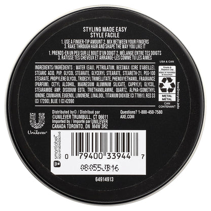 AXE, Messy Look™, Flexible Paste, Medium Hold/Low Shine, 2.64 oz (75 g)