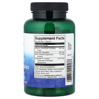 Swanson, Bilberry Eyebright Vision Complex, 100 Capsules