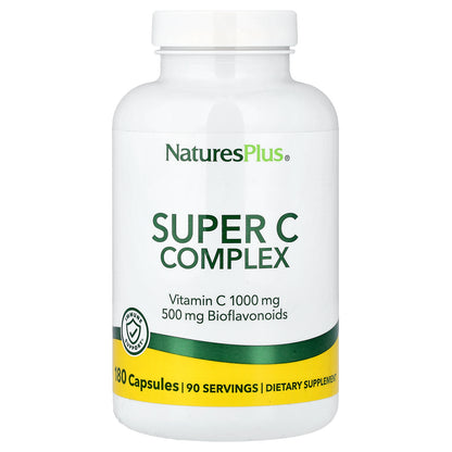 NaturesPlus, Super C Complex, 180 Capsules