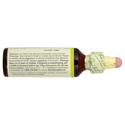 Bach, Original Flower Remedies, Chestnut Bud, 0.7 fl oz (20 ml)