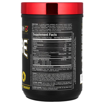 ALLMAX, AMINOCORE™ BCAA, Pineapple Mango, 0.76 lbs (345 g)