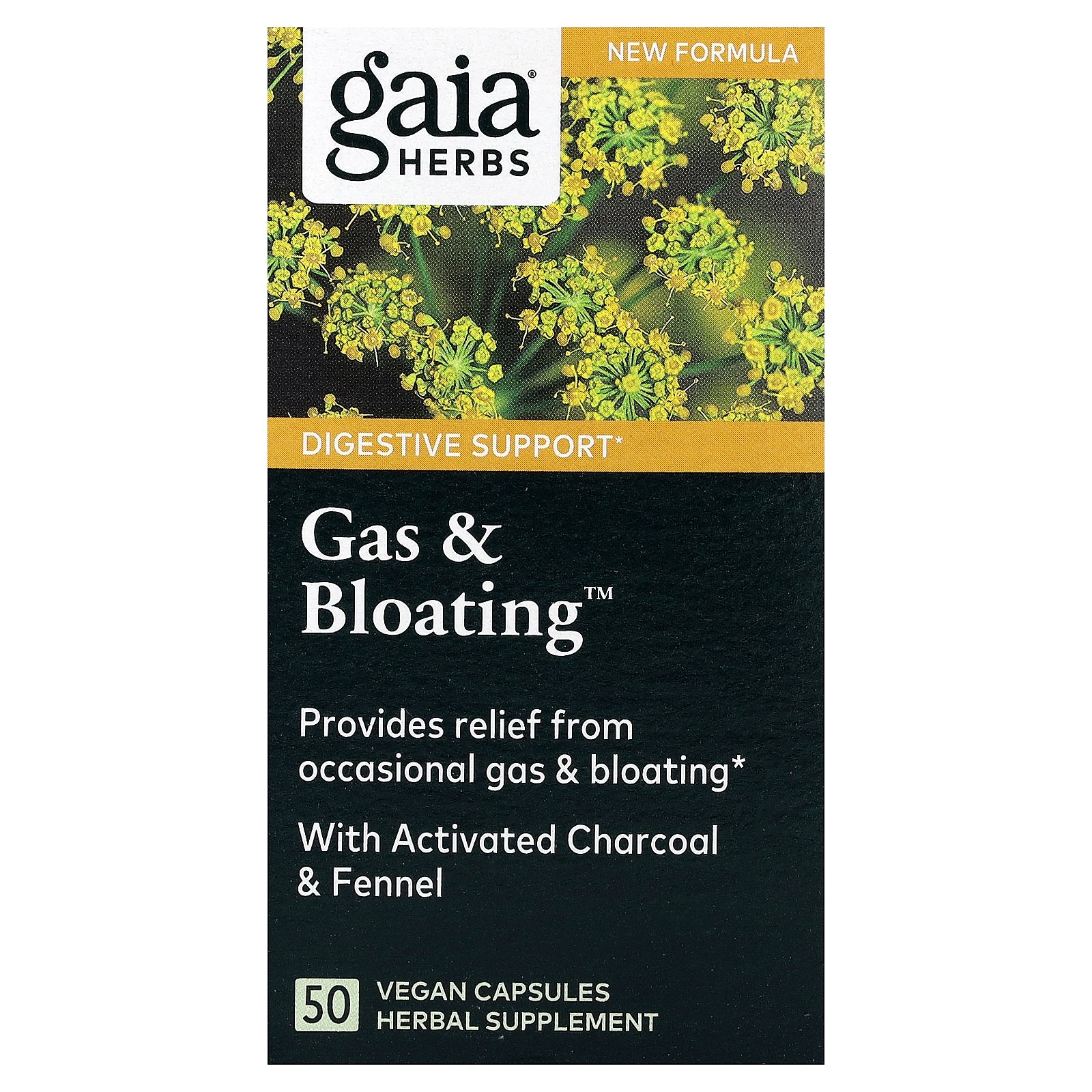 Gaia Herbs, Gas & Bloating™, 50 Vegan Capsules