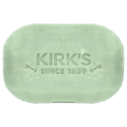 Kirk's, 100% Premium Coconut Oil Castile Bar Soap, Soothing Aloe Vera, 4 oz (113 g)