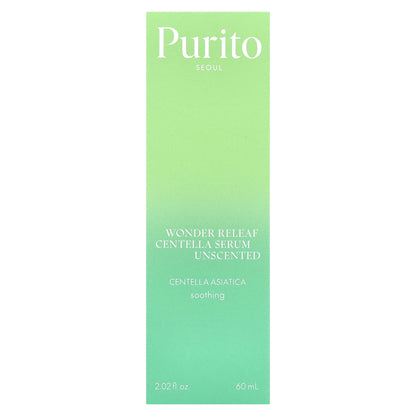 Purito, Wonder Releaf Centella Serum, Unscented , 2.02 fl oz (60 ml)