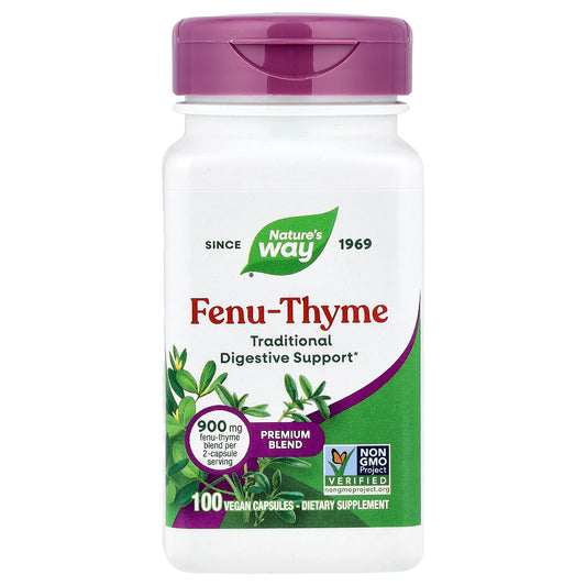 Nature's Way, Fenu-Thyme, 100 Vegan Capsules