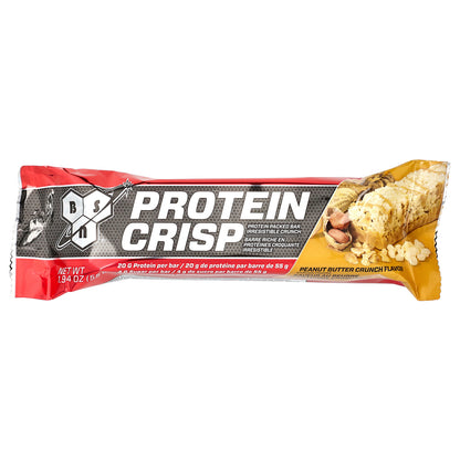 BSN, Protein Crisp, Peanut Butter Crunch, 12 Bars, 1.94 oz (55 g) Each