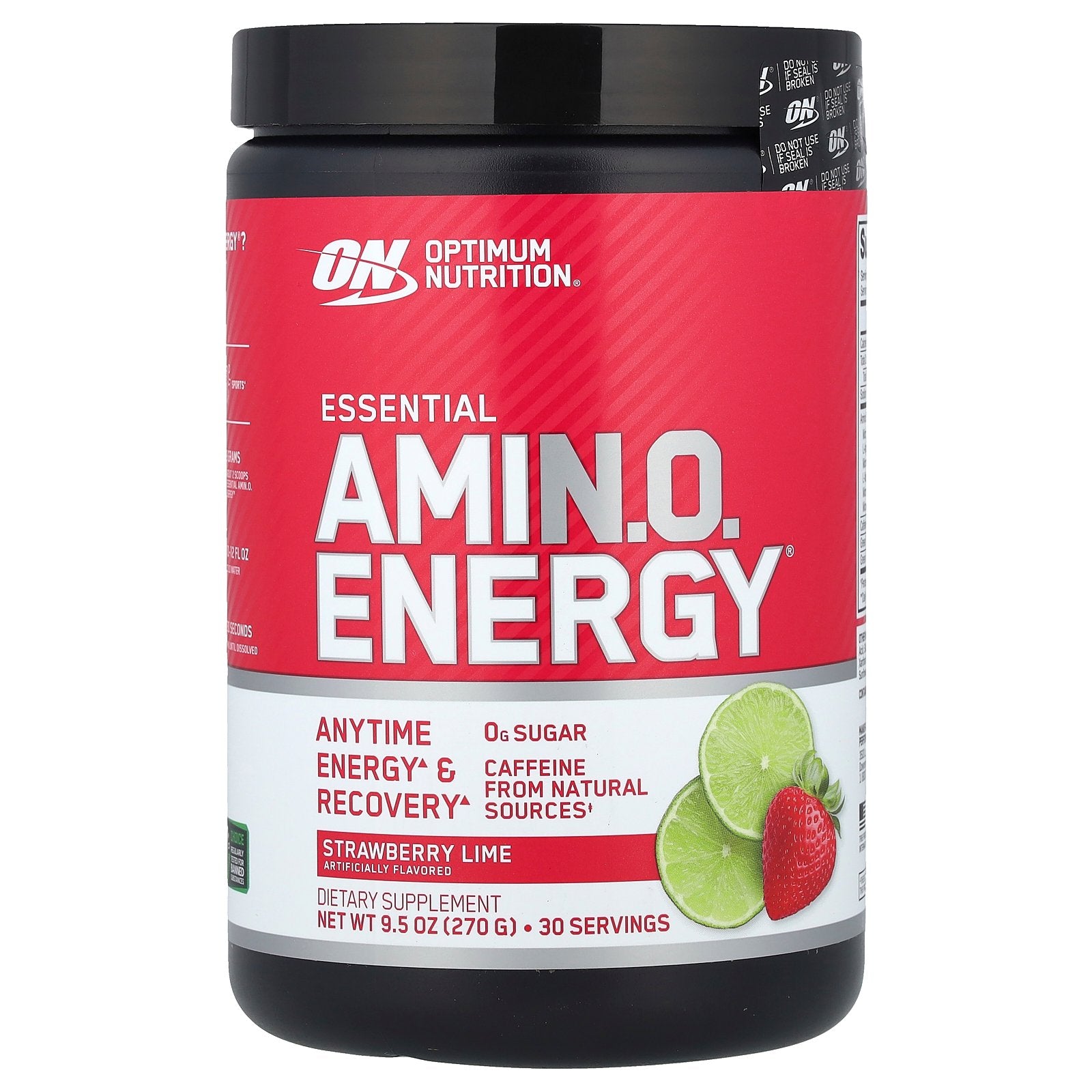 Optimum Nutrition, Essential Amin.O. Energy®, Strawberry Lime, 9.5 oz (270 g)