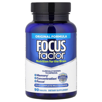 Focus Factor, Nutrition For The Brain, Original Formula, 90 Tablets
