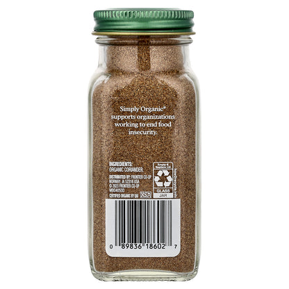 Simply Organic, Coriander, 2.29 oz (65 g)