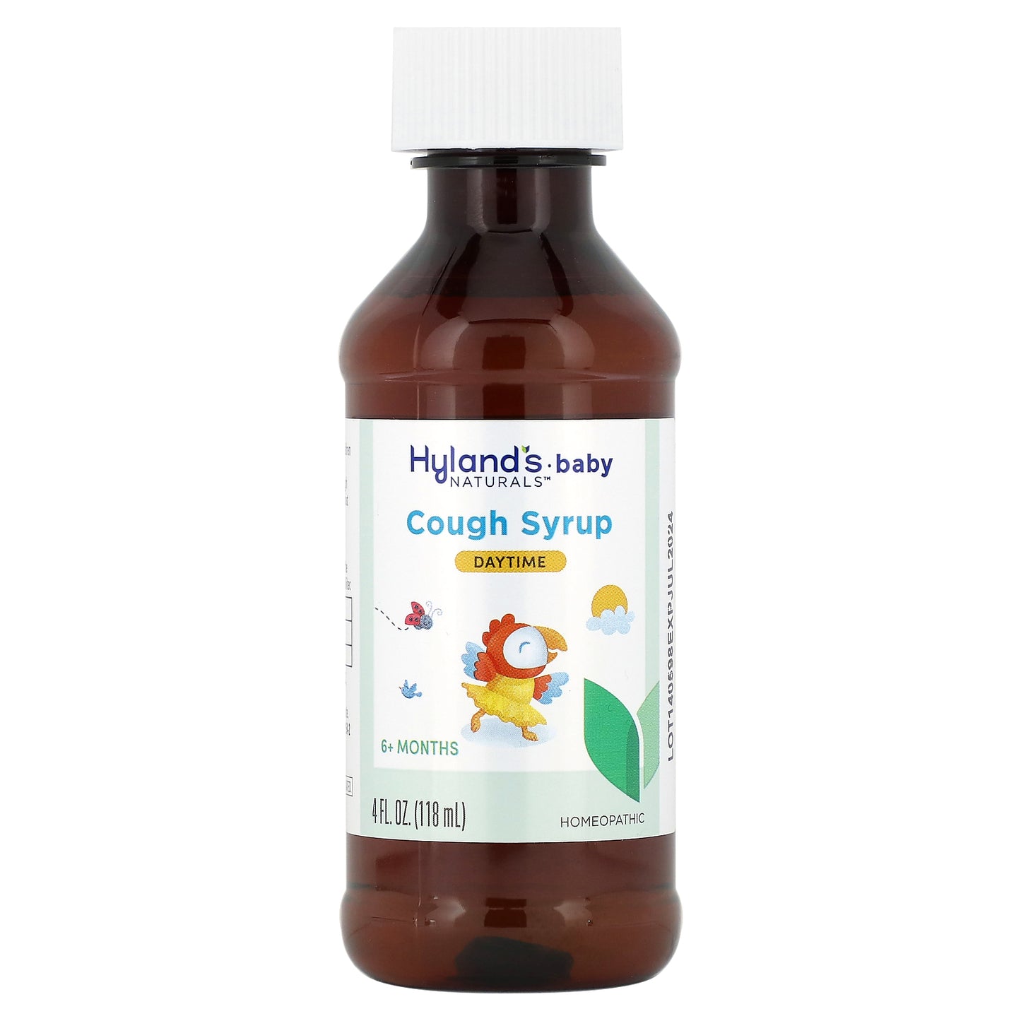 Hyland's Naturals, Baby, Cough Syrup, Daytime, 6+ Months, 4 fl oz (118 ml)