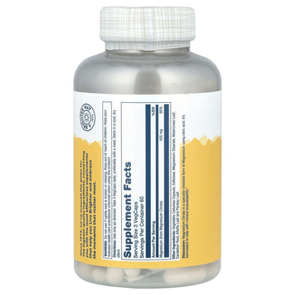 Solaray, Magnesium Citrate, 180 VegCaps (133 mg per Capsule)