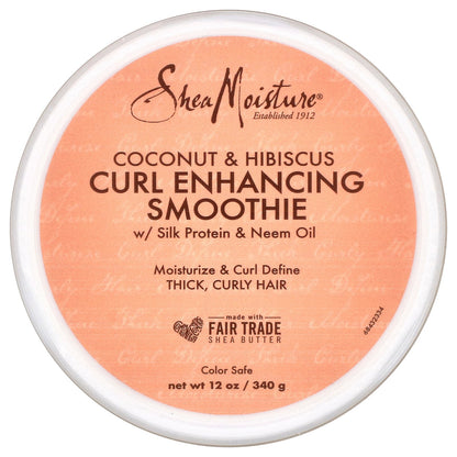 SheaMoisture, Curl Enhancing Smoothie, Coconut & Hibiscus, 12 oz (340 g)