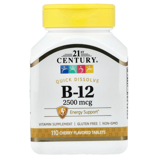21st Century, Vitamin B-12, Cherry, 2,500 mcg, 110 Tablets