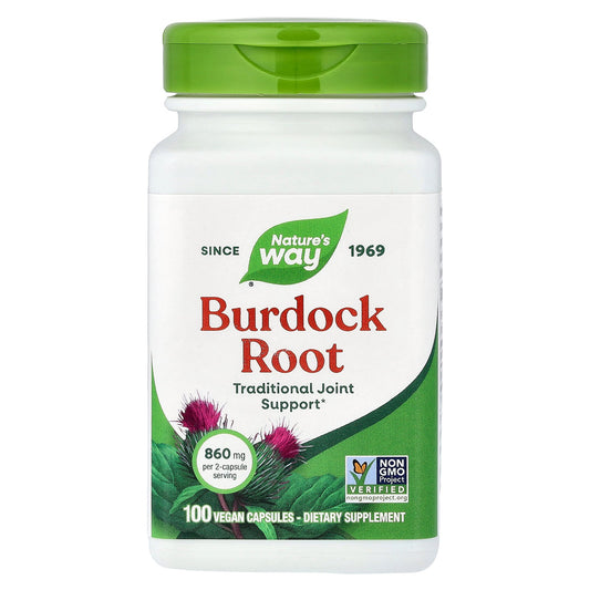 Nature's Way, Burdock Root, 100 Vegan Capsules (430 mg per Capsule)