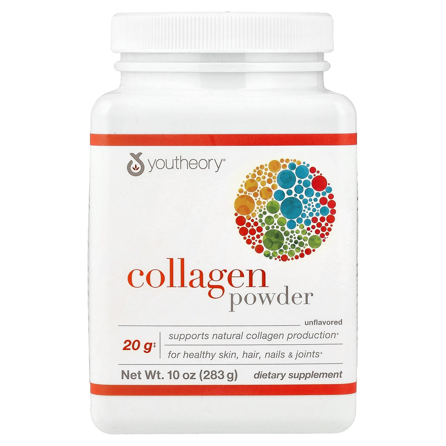 Youtheory, Collagen Powder, Unflavored, 10 oz (283 g)