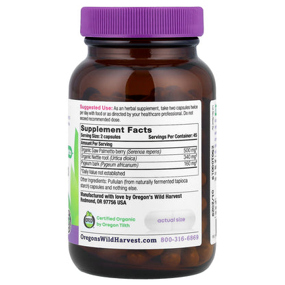 Oregon's Wild Harvest, Saw Palmetto Pygeum, 90 Vegan Capsules